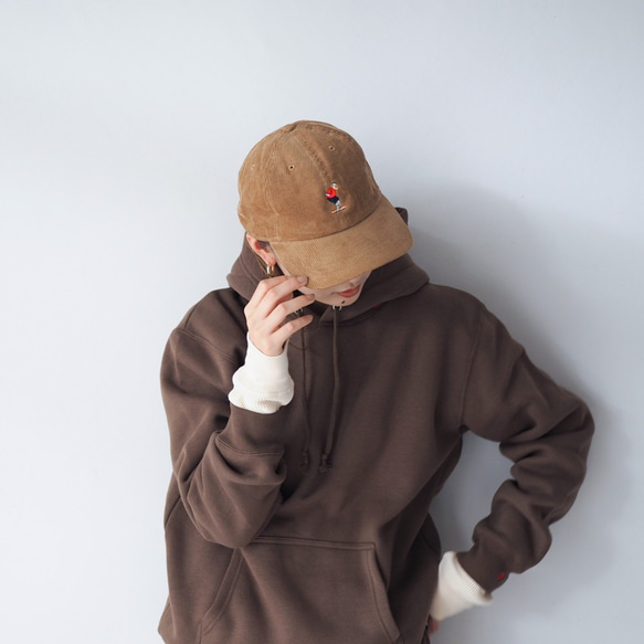 Grandpa コーデュロイキャップ CAMEL(帽子)