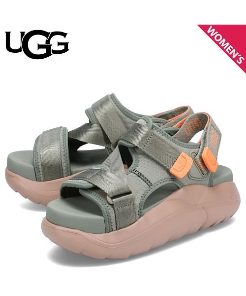 UGG アグ サンダル ストラップサンダル ラ アルト クロスストラップ レディース 厚底 LA ALTO CROSS STRAP カーキ 1152688