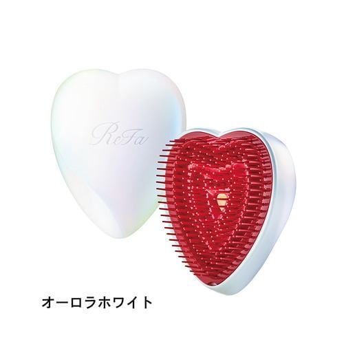 MTG RS-AJ-26A ReFa HEART BRUSH ツヤメイクブラシ オーロラホワイト RSAJ26A