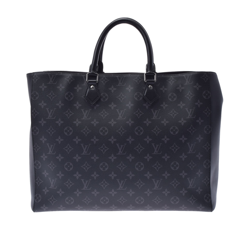 LOUIS VUITTON ルイヴィトン モノグラム エクリプス グランサック 黒 M44733 メンズ モノグラムキャンバス トートバッグ Aランク 中古 