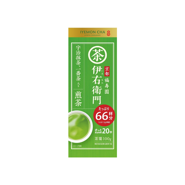 宇治の露製茶 伊右衛門抹茶入り煎茶 100g F828193