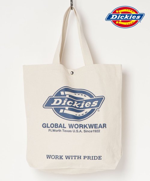 【DICKIES/ディッキーズ】ロゴアートワークプリント キャンバストートバッグ