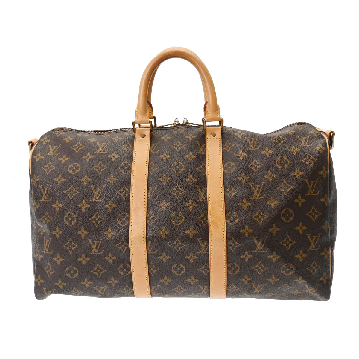 LOUIS VUITTON ルイヴィトン モノグラム キーポルバンドリエール 45 ブラウン M41418 ユニセックス モノグラムキャンバス ボストンバッグ Bランク 中古 