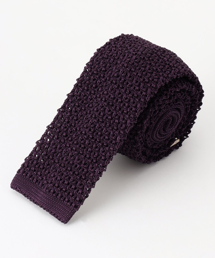 J．プレス　メンズ/【J.PRESS KNIT TIE COLLECTION】無地 ニットネクタイ