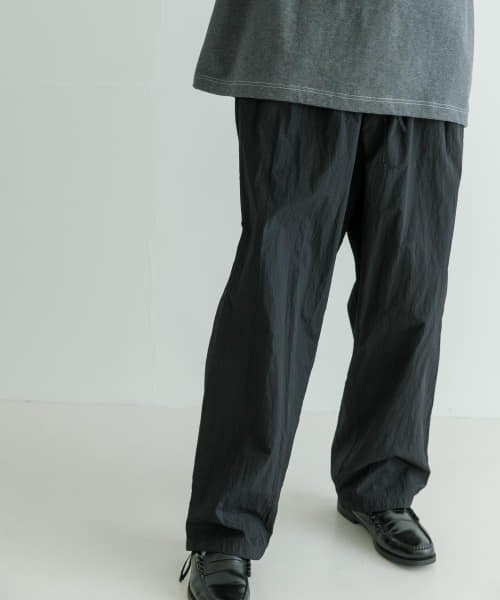 ATON　HAND DYED NYLON OVER PANTS