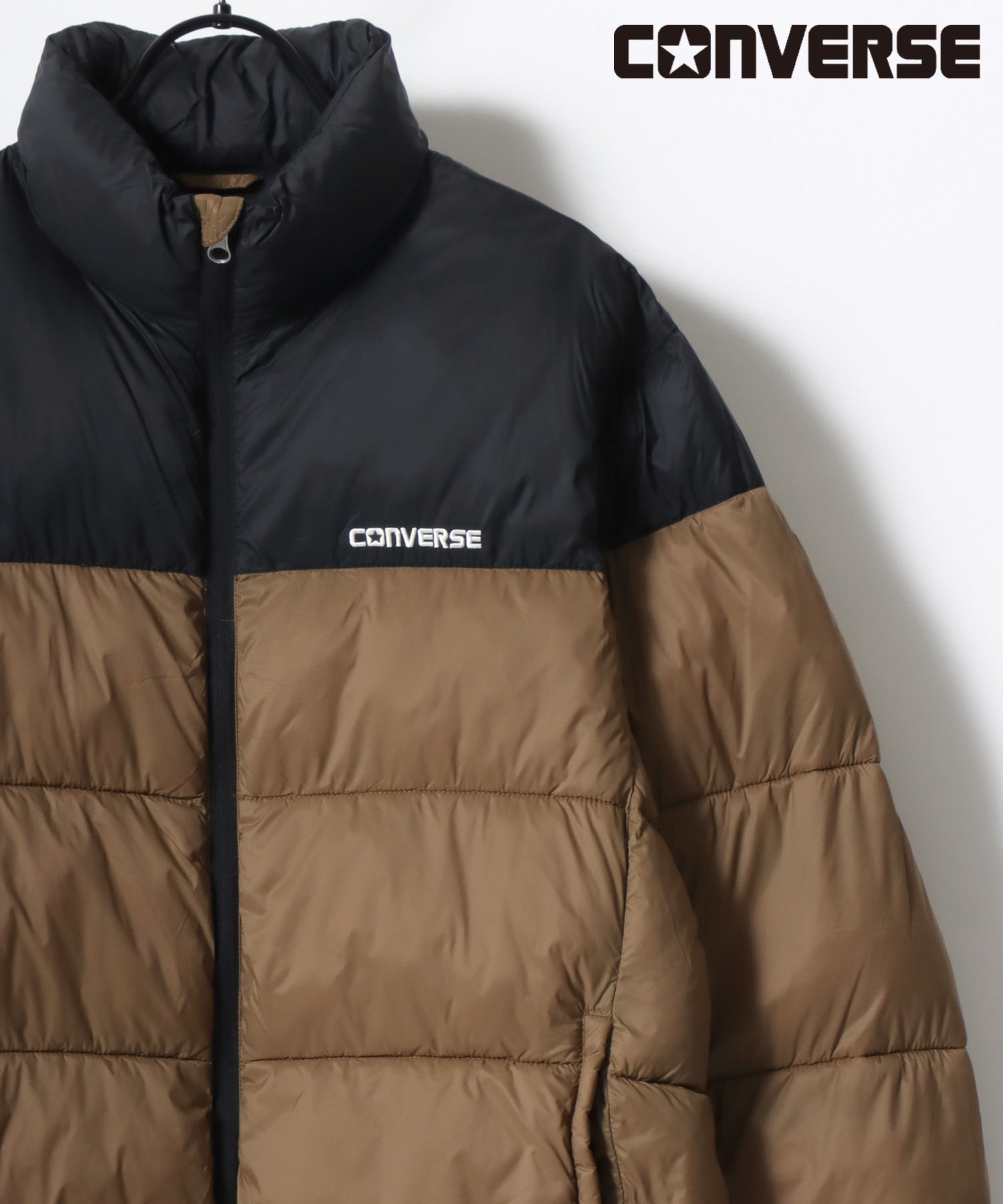 ラザル/【Lazar】CONVERSE/コンバース FIBER DOWN JACKET/中綿 ファ･･･