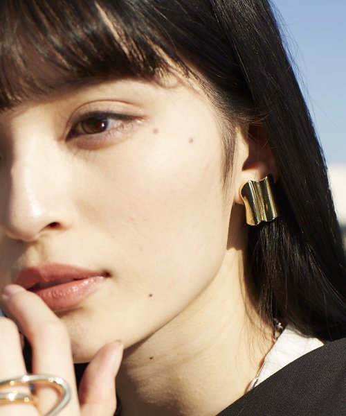 Wave square Earring