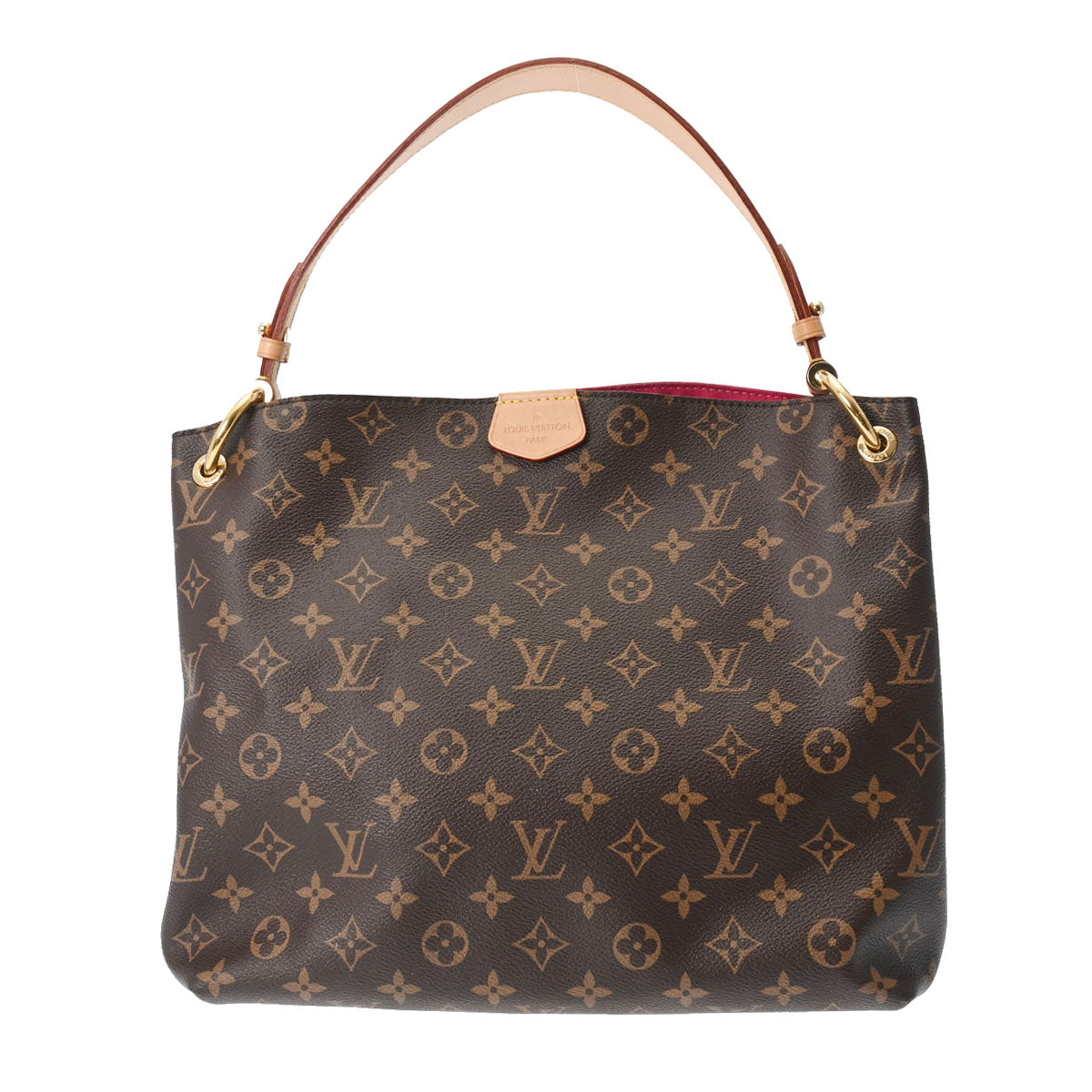 LOUIS VUITTON ルイヴィトン グレースフル PM  ピヴォワンヌ M43700 レディース モノグラムキャンバス ショルダーバッグ Aランク 中古 