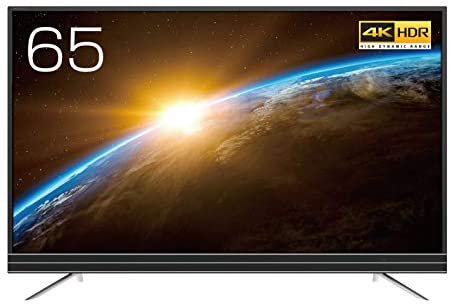 UNIQ プロメテウス 4K LCD HDR Wチューナー 65型 4Kテレビ【中古品】