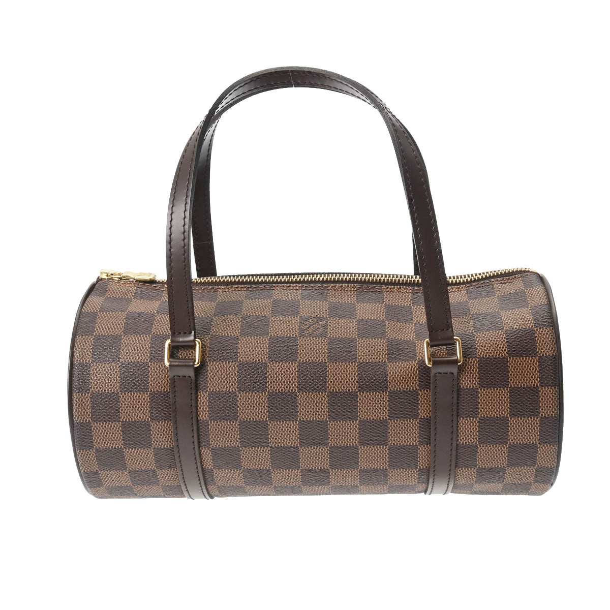 LOUIS VUITTON ルイヴィトン ダミエ パピヨン PM ブラウン N51304 レディース ダミエキャンバス ハンドバッグ Aランク 中古 