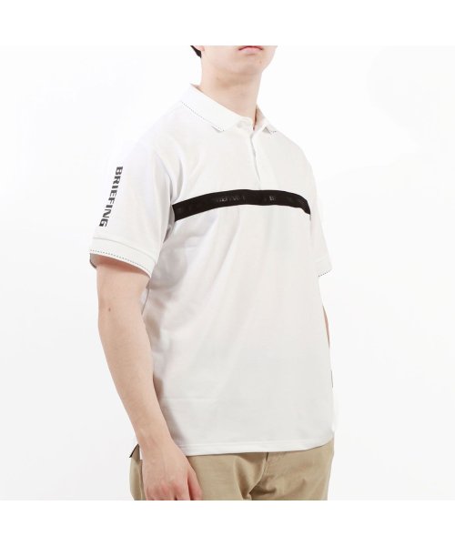 日本正規品 ブリーフィング ゴルフ ウェア BRIEFING GOLF MENS SLEEVE LOGO POLO RELAXED FIT BRG241M49