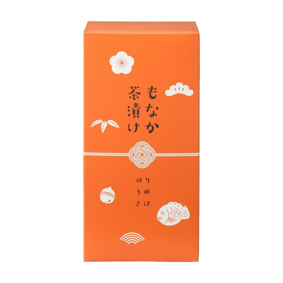 鯛のかたちの「もなか茶漬け（赤）」