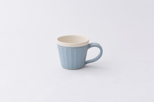 【晋六窯】PELICAN TEA CUP／BLUE（青）可愛い陶器のカップ