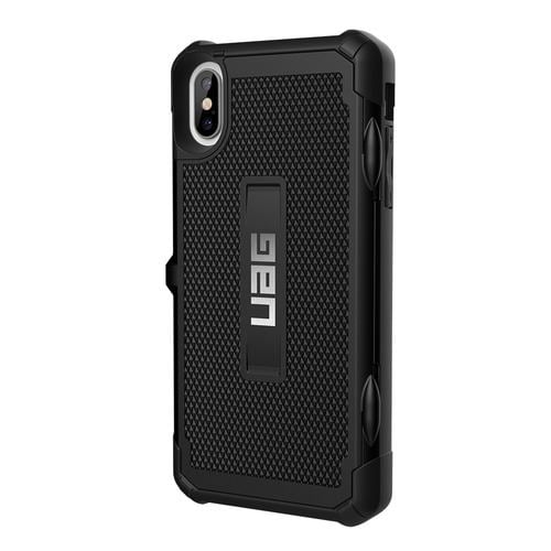 プリンストン iPhone XS Max用6.5インチ対応ケース Trooper カード収納(ブラック) UAG-RIPH18LN-BK