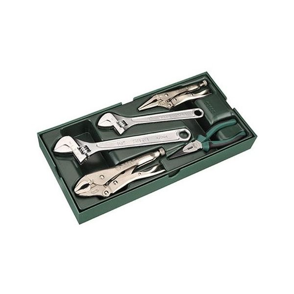 Apex Tool Group 5pcs モンキーレンチ&ペンチセット RS-09909 1セット 63-4174-16（直送品）