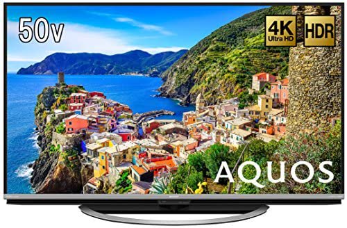 シャープ SHARP N-Blackパネル搭載 液晶 テレビ 4K HDR対応 AQUOS 50V型 LC-50US45【中古品】