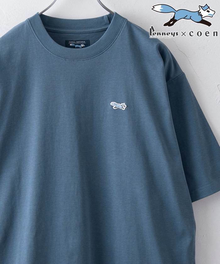 coen/Penneys（ぺニーズ）別注クルーネックTシャツ（WEB限定カラー）