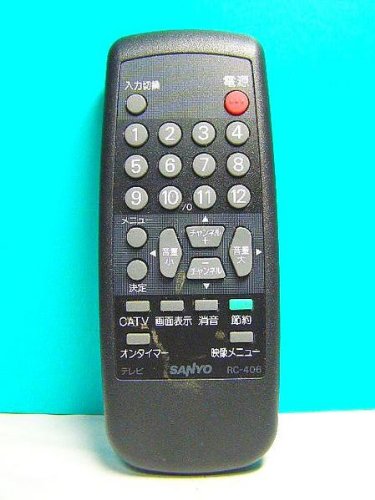 サンヨー テレビリモコン RC-406【中古品】