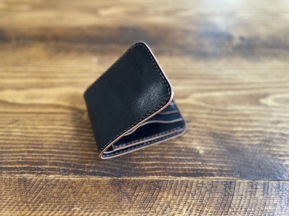 wallet-h halfwallet ハーフウォレット　栃木サドルレザー 手縫い