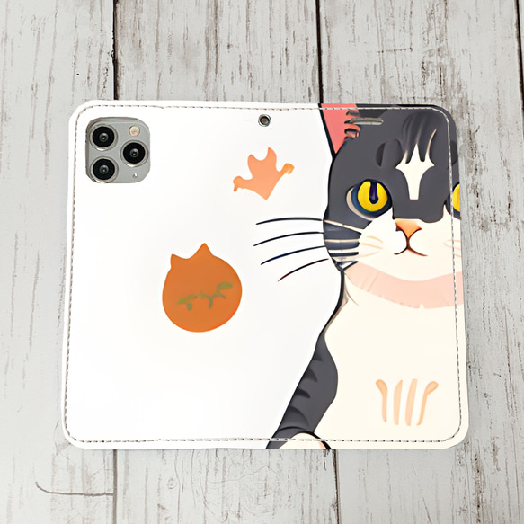 iphoneケース2-2-8 iphone 手帳 ねこ・猫・ネコ 箱2 かわいい アイフォン iface