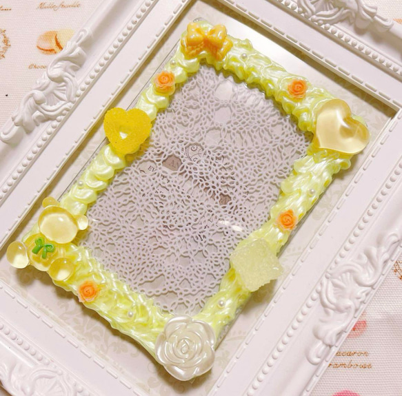 【NO.48】テディベアとグミのホイップデコ トレカケース ホイップデコ お菓子 推し活