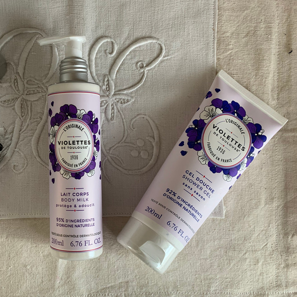 Berdoues BODYMILK＆SHOWERGEL violetteスミレの香り