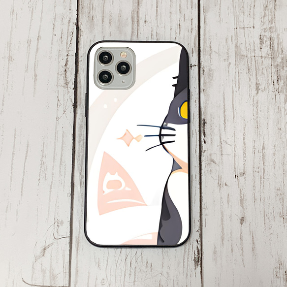 iphoneケース1-3-10 iphone 強化ガラス ねこ・猫・ネコ 箱2 かわいい アイフォン iface