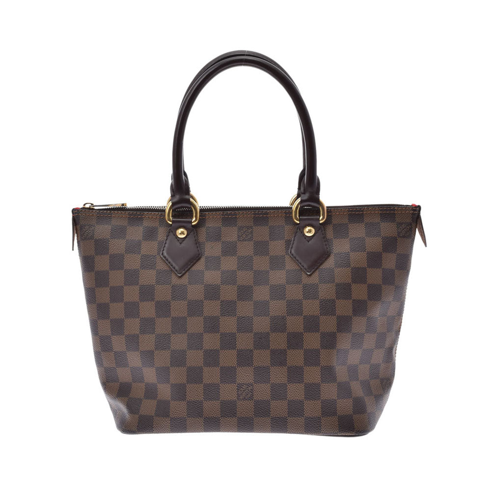 LOUIS VUITTON ルイヴィトン ダミエ サレヤ PM ブラウン N51183 レディース ダミエキャンバス ハンドバッグ ABランク 中古 