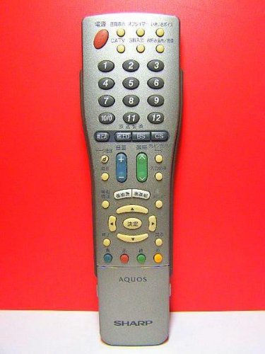 シャープ テレビリモコン GA366WJSA【中古品】