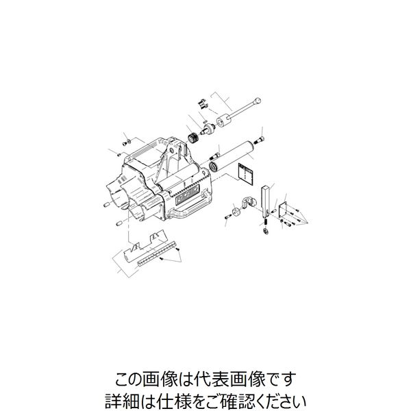 日本エマソン RIDGID 高速管端処理機用パーツ 10343 ホイール ピン F/122JーS(F/SS) 1パック(2個) 788-1339（直送品）