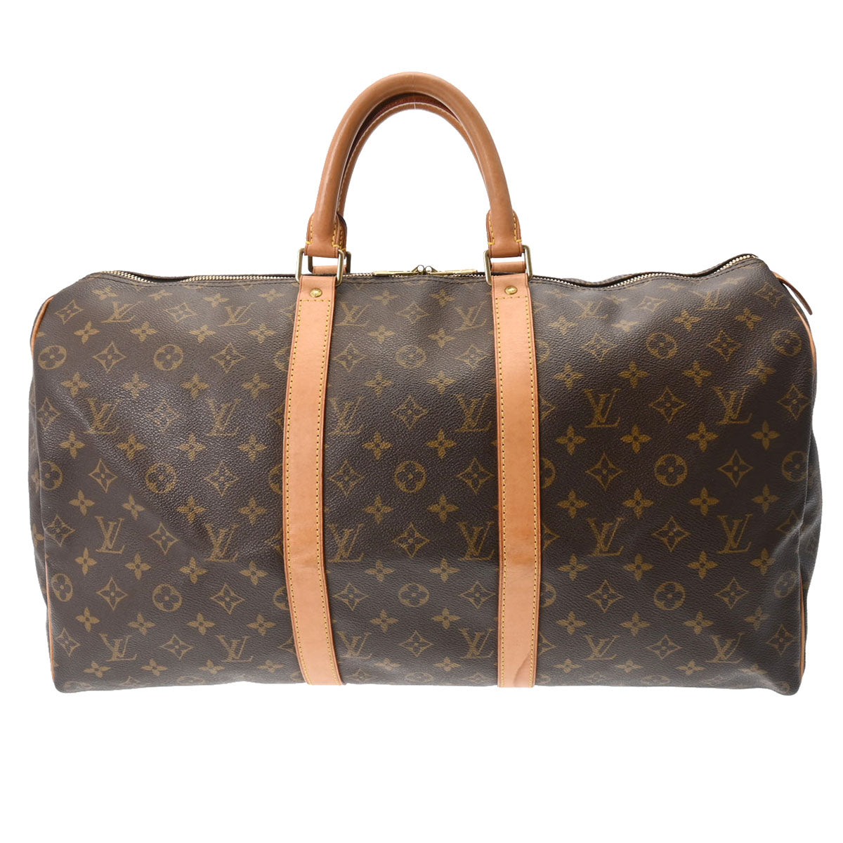 LOUIS VUITTON ルイヴィトン モノグラム キーポル 50 ブラウン M41426 ユニセックス モノグラムキャンバス ボストンバッグ Bランク 中古 