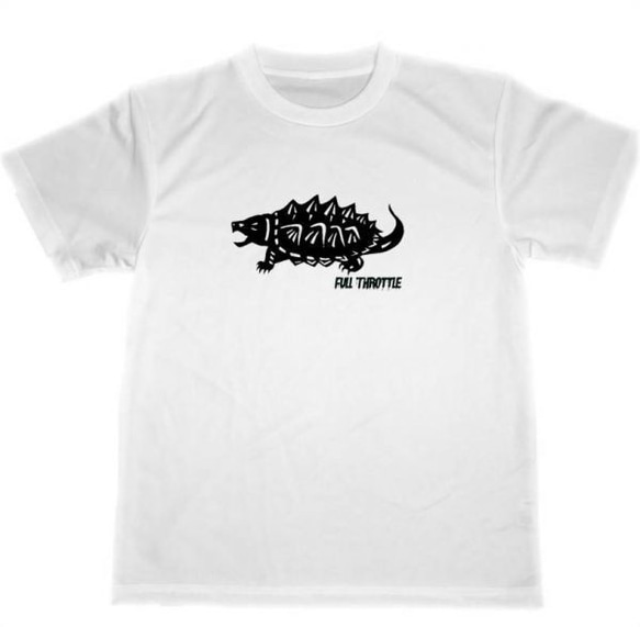 ワニガメ　ドライ　Tシャツ　爬虫類　亀　アニマル　ペット　グッズ