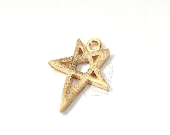 PDT-059-MG【4個入り】ドローイングスターペンダント,Drawing Star Pendant/