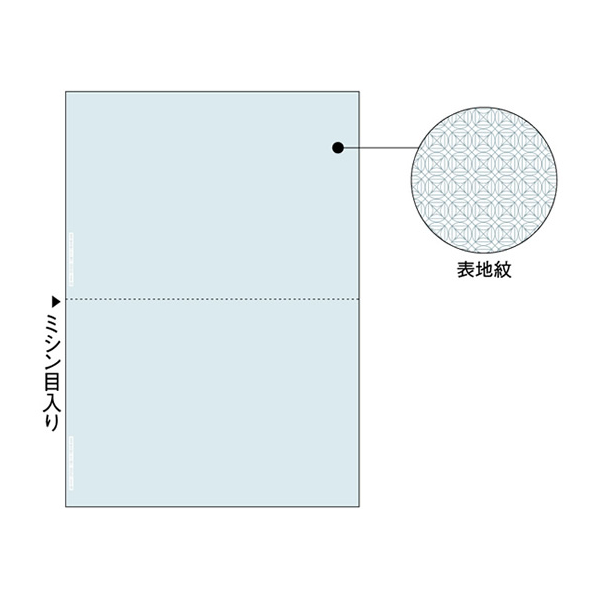 ヒサゴ マルチプリンタ帳票 A4 地紋2面 100枚 F417028-BP2008