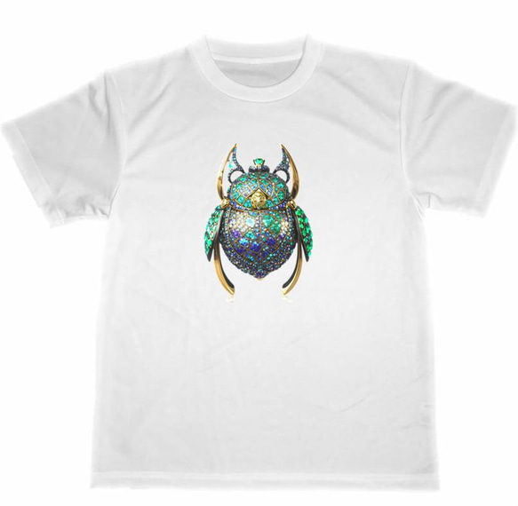 スカラベ　ドライ　Tシャツ　7　昆虫　甲虫　グッズ　Scarab　アクセサリー　フンコロガシ