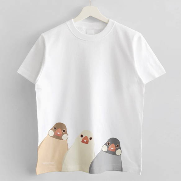 Tシャツ（SMILE BIRD / 文鳥）