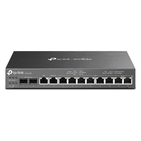 TP-LINK Omada 3-in-1 ギガビットVPNルーター Ethernet WAN対応 ER7212PC 1台（直送品）