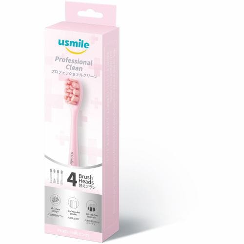 ＵＳＭＩＬＥ PRO01 プロフェッショナルクリーン 替えブラシ(ピンク) PRO01PIKB