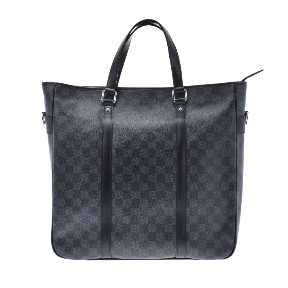 LOUIS VUITTON ルイヴィトン ダミエ グラフィット タダオ 2WAYバッグ ブラック N51192 メンズ ハンドバッグ ABランク 中古 