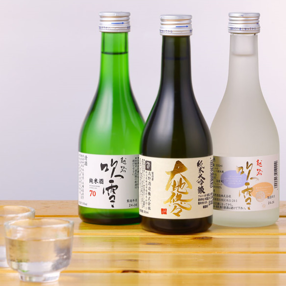 【蔵元限定】純米大吟醸 入り 日本酒 飲み比べセット 300ml 3本 辛口 新潟 高野酒造