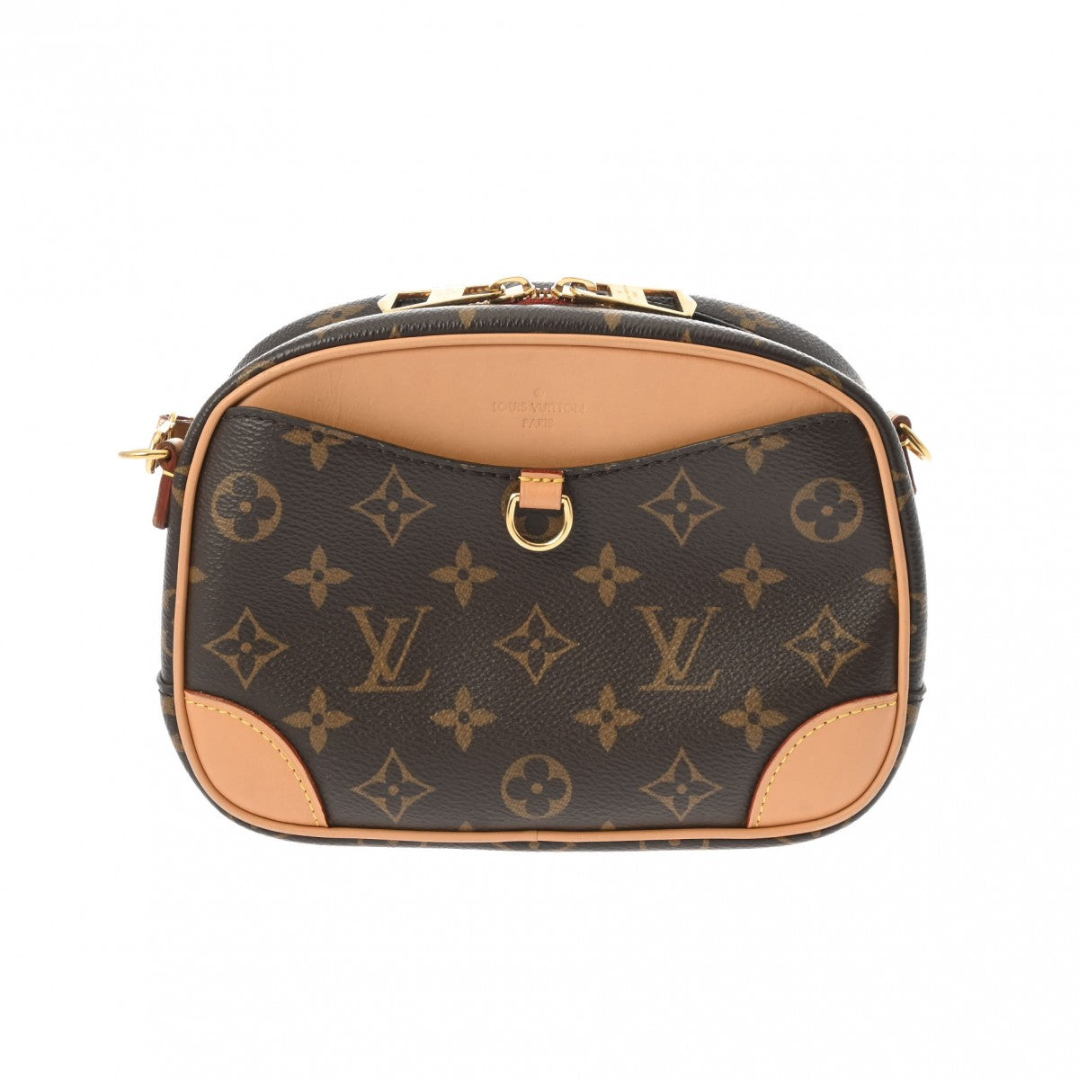 LOUIS VUITTON ルイヴィトン モノグラム ドーヴィル MINI ブラウン M45528 レディース モノグラムキャンバス ショルダーバッグ ABランク 中古 