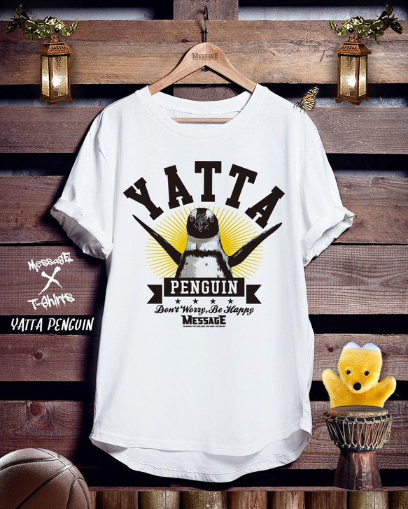 ペンギンTシャツ「YATTA PENGUIN」