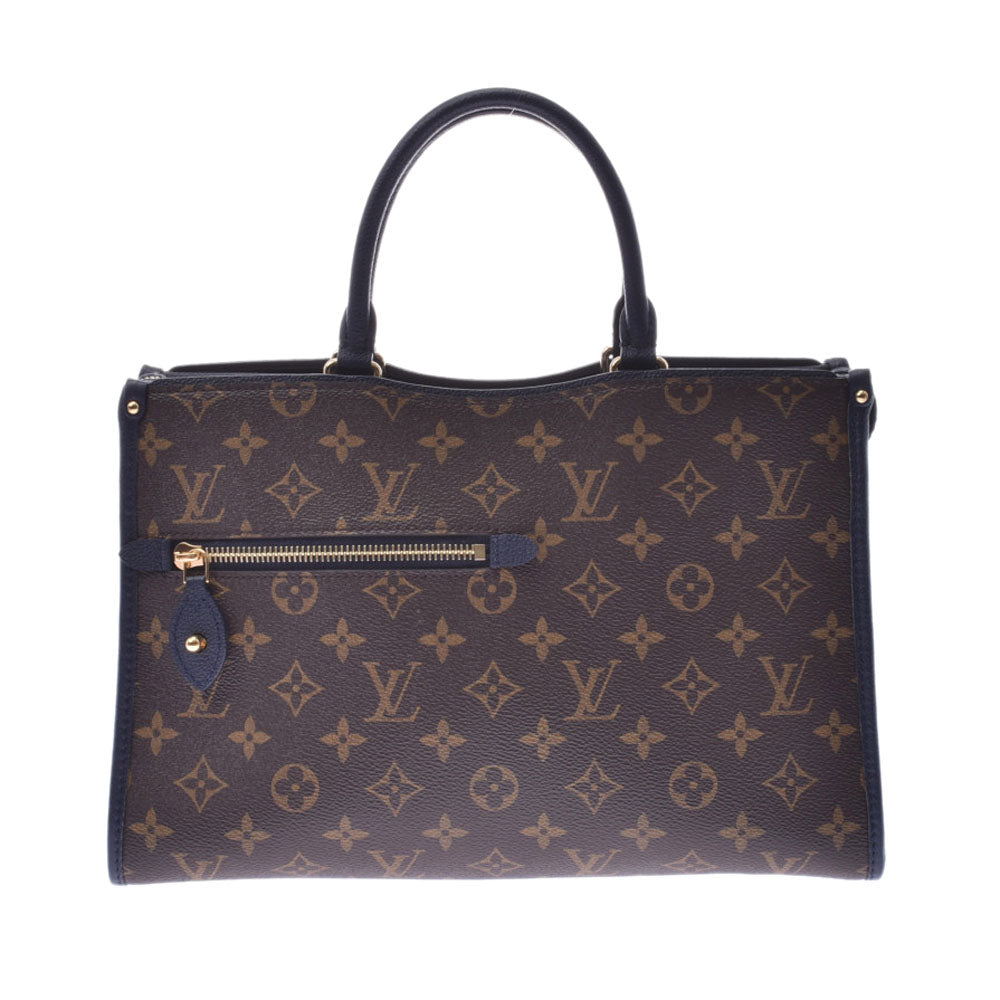 LOUIS VUITTON ルイヴィトン モノグラム ポパンクールPM 2WAYバッグ マリーヌ M43433 ユニセックス ハンドバッグ Aランク 中古 