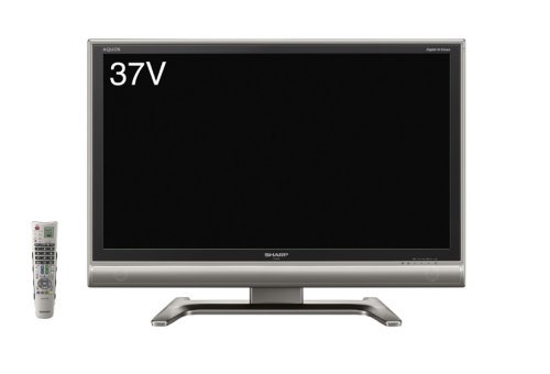 シャープ AQUOS 地上・BS・110度CSデジタル フルハイビジョン液晶テレビ 37V型 LC-37GX3W【中古品】