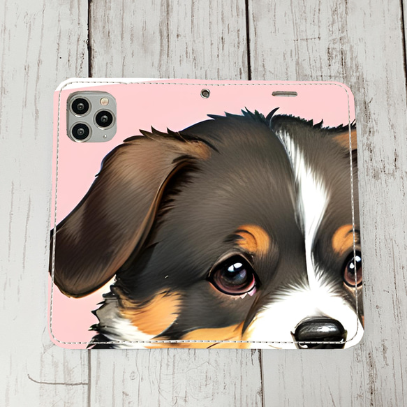 iphoneケース1-2-23 iphone 手帳 犬・イヌ・ワンちゃん 箱11 かわいい アイフォン iface