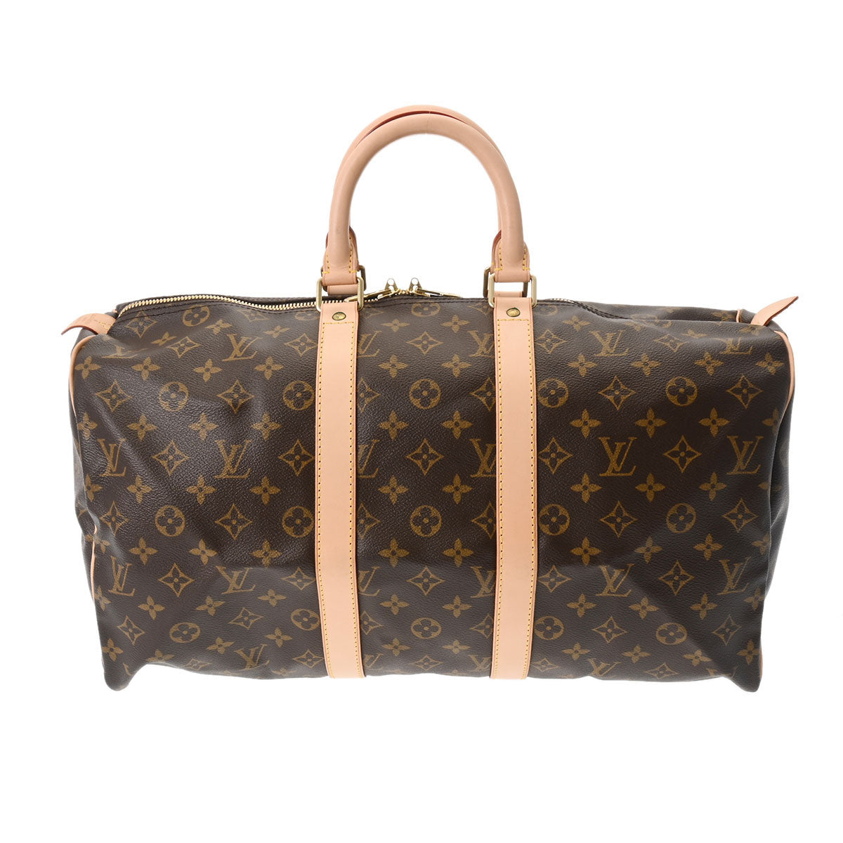 LOUIS VUITTON ルイヴィトン モノグラム キーポル 45 ブラウン M41428 ユニセックス モノグラムキャンバス ボストンバッグ Aランク 中古 