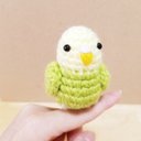 ＊再販＊『にぎころ♡インコ』（イエロー×グリーン）