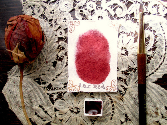 *♥*香る水彩絵具 Lac Red *Natural Attar Watercolor*♥*