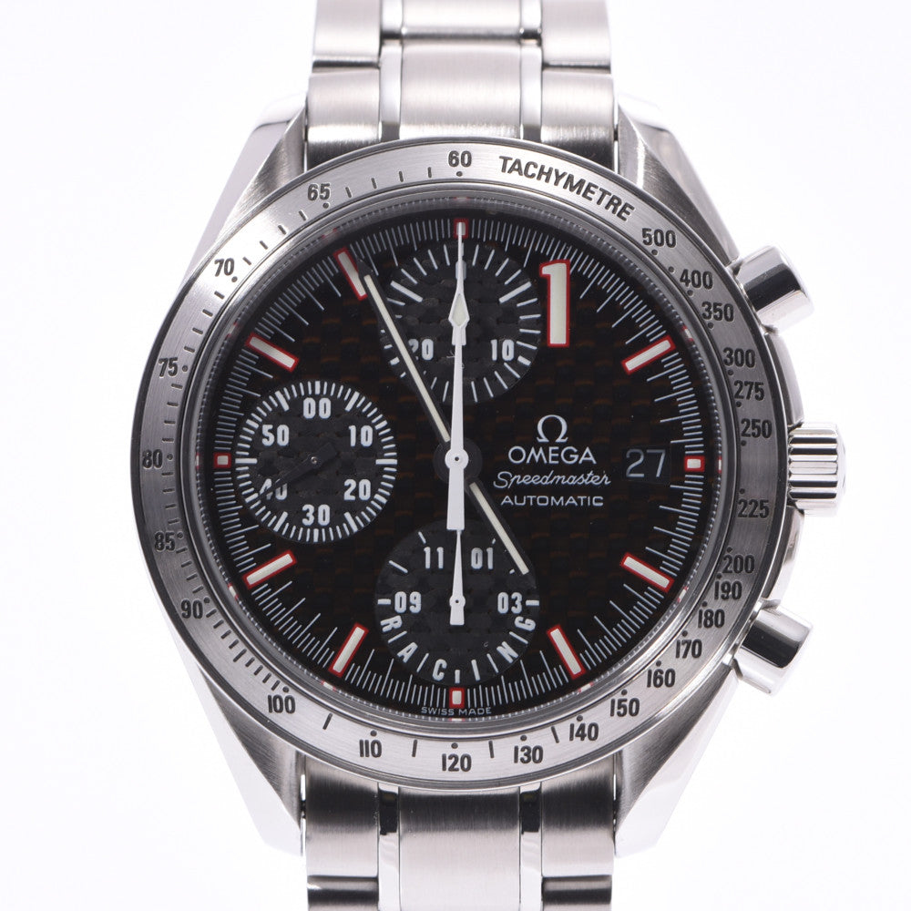 OMEGA オメガ スピードマスター レーシング シューマッハ02 LIMITED 3519.50 メンズ SS 腕時計 自動巻き 黒文字盤 Aランク 中古 