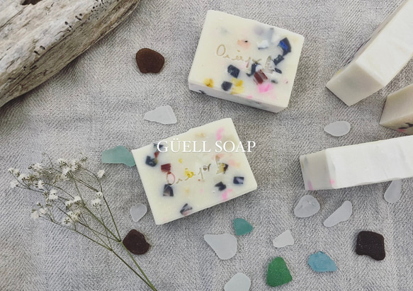 【SALE】アート石鹸　GÜELL Soap グエル　手作り石鹸  雑貨石鹸　スペイン　欧風　アート　ギフト【1個】